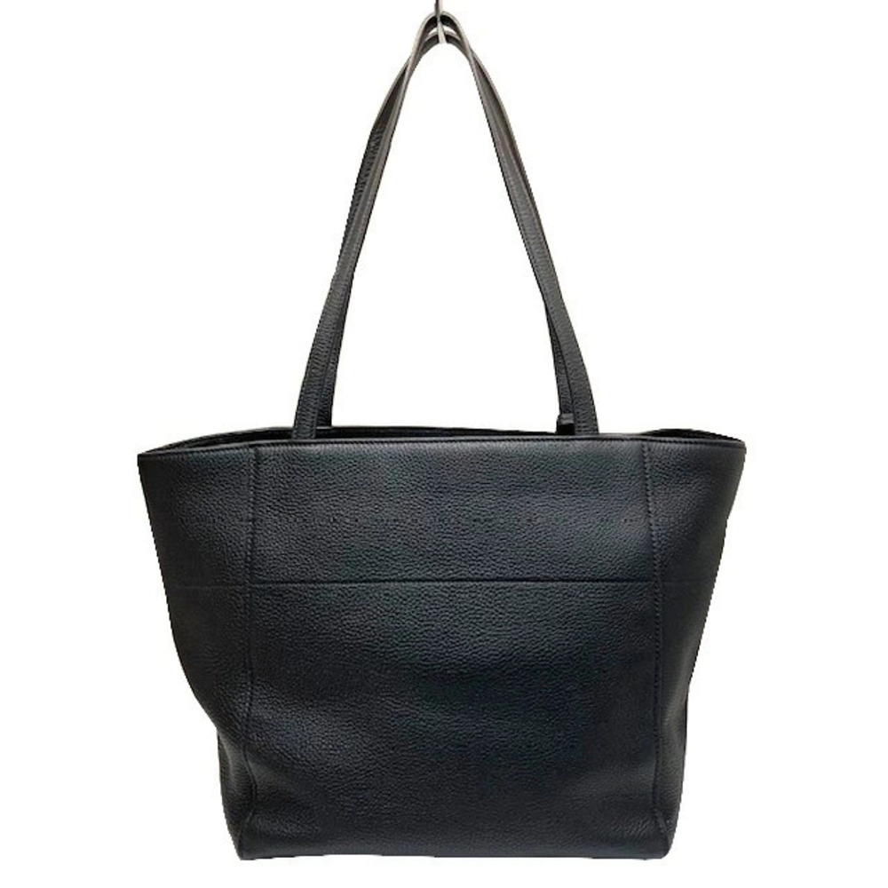 PRADA VITELLO PHENIX Shoulder Bag Tote Leather Black